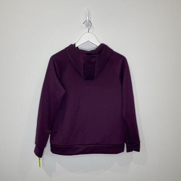 Nicole Miller Sport Purple Hooded Sweater with Pockets - Picture 6 of 8
